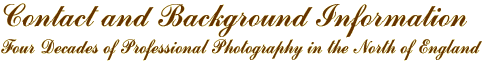 Winpenny Photography, Wesley  Street, Otley, West Yorkshire, Telephone 01943 462597.  Four decades of professional photography to leading commercial, legal and industrial clients.